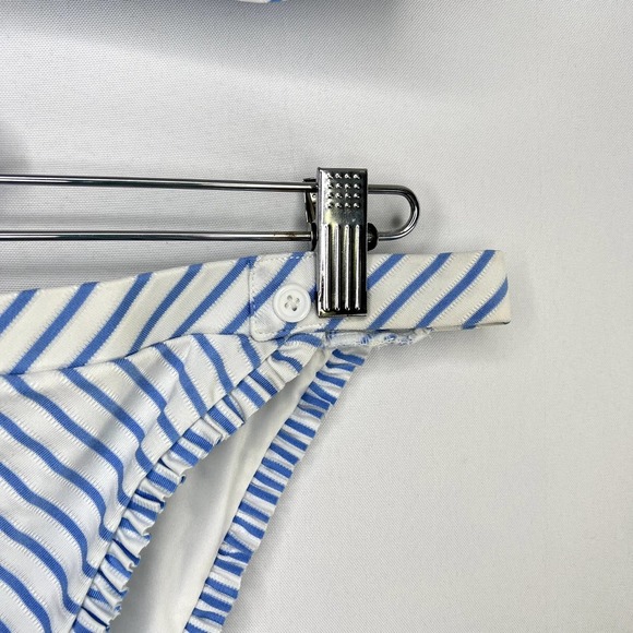 Tularosa Blue and White Striped One Piece Swimsuit - Picture 6 of 12